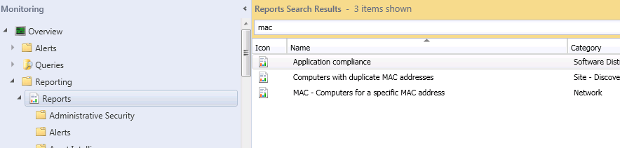 Sccm Report With Mac Address